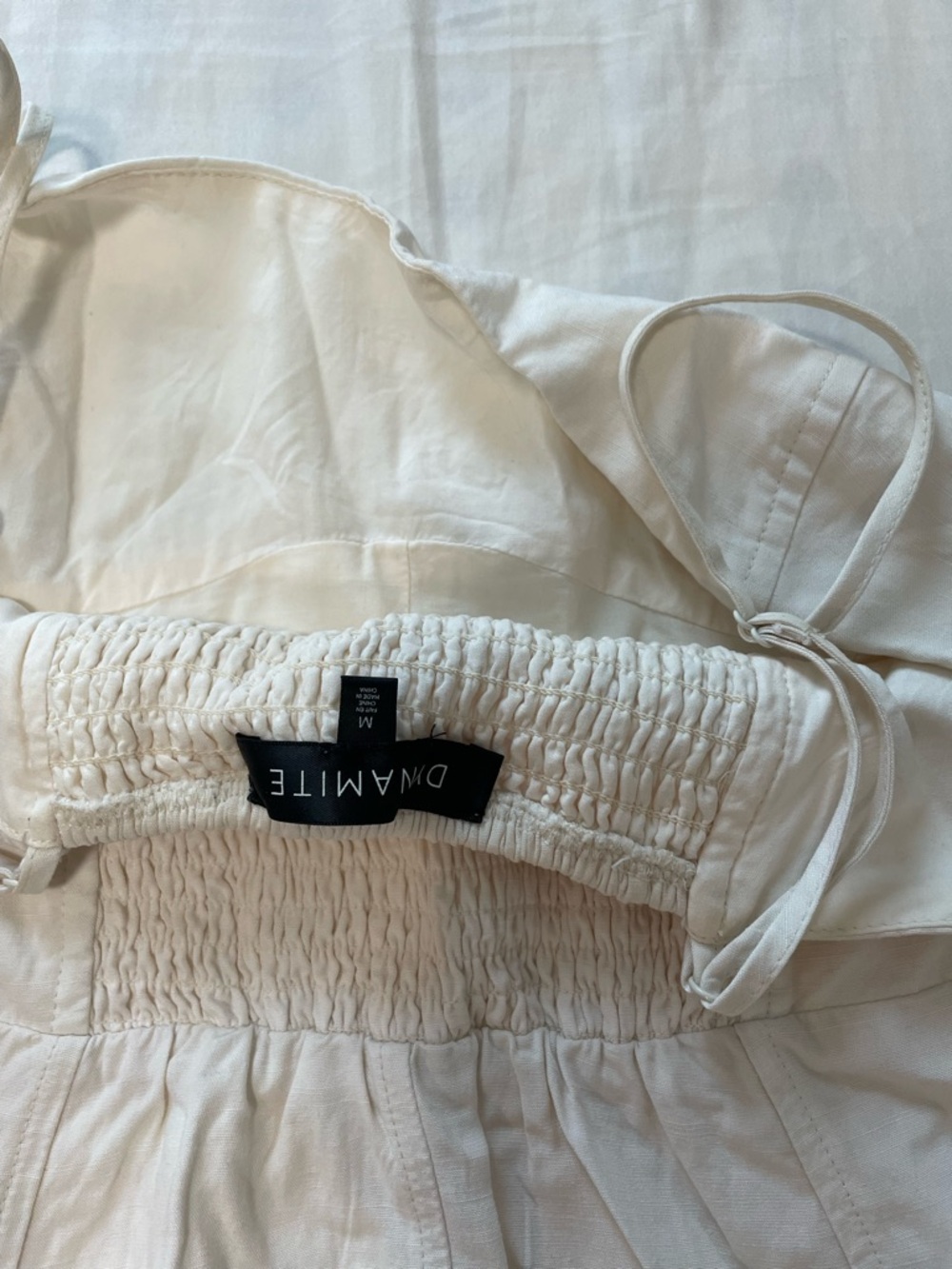 Sweetheart Linen Maxi Dress - Picture 4 of 4